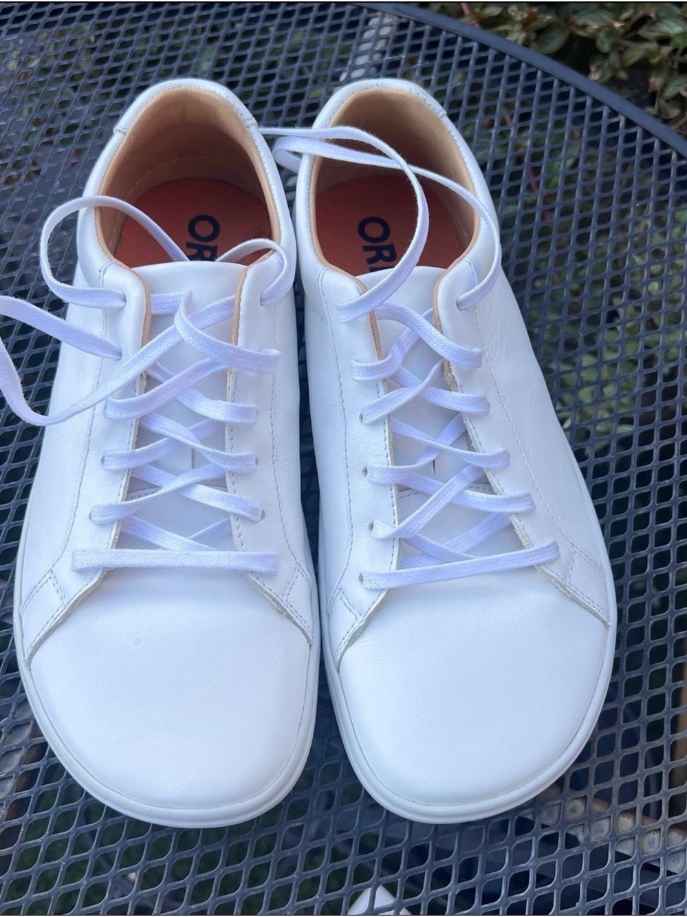 ORIGO Barefoot The Everyday Sneaker White Leather Minimalist Men’s Sz 8 Casual